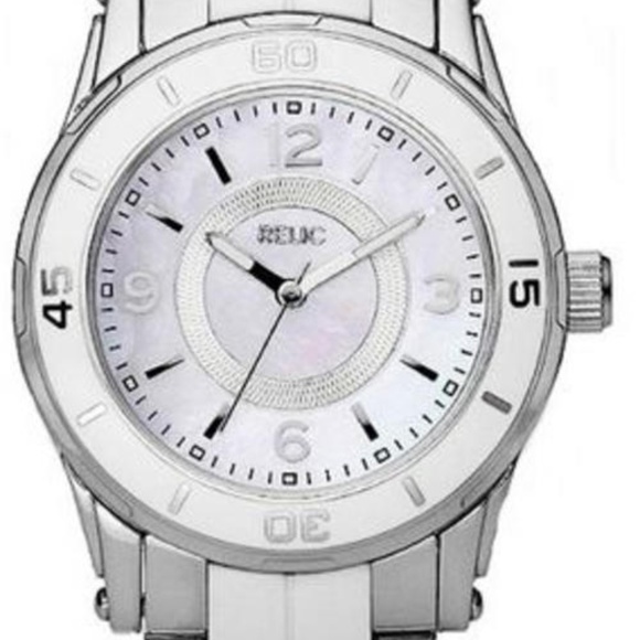 Relic Stainless Mother of Pearl Watch